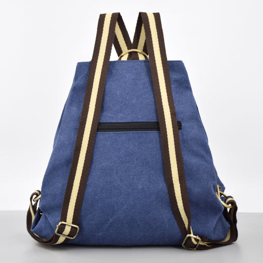 Women's Embroidered Large Capacity Canvas Retro Durable Backpacks