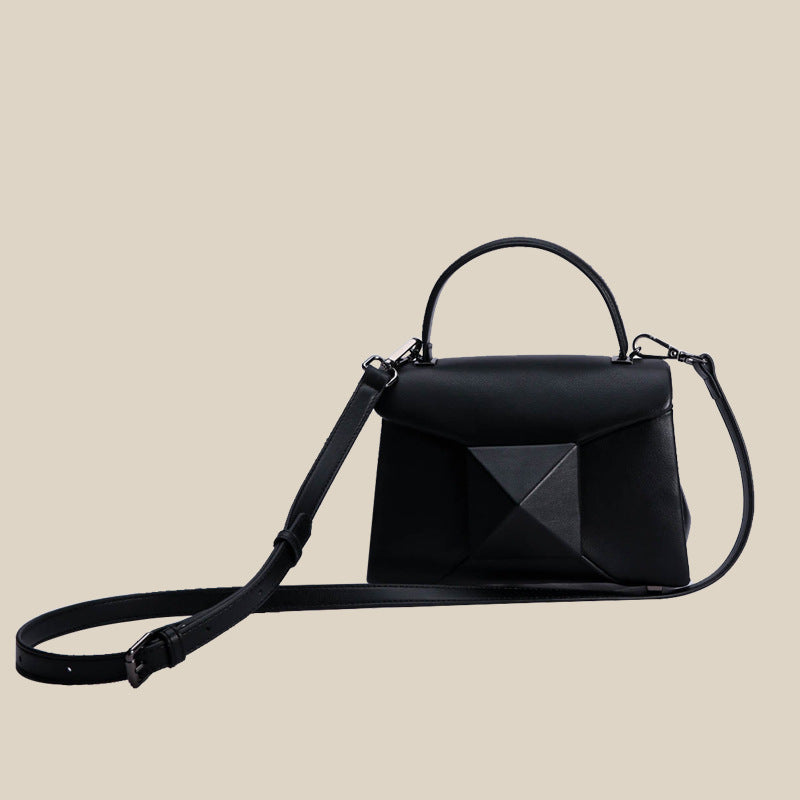 Women's Summer Genuine Leather Design Rivet Fashion Crossbody Bags