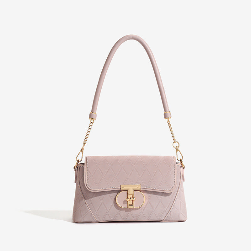 Niche High-grade Rhombus Underarm Fashion Baguette Shoulder Bags