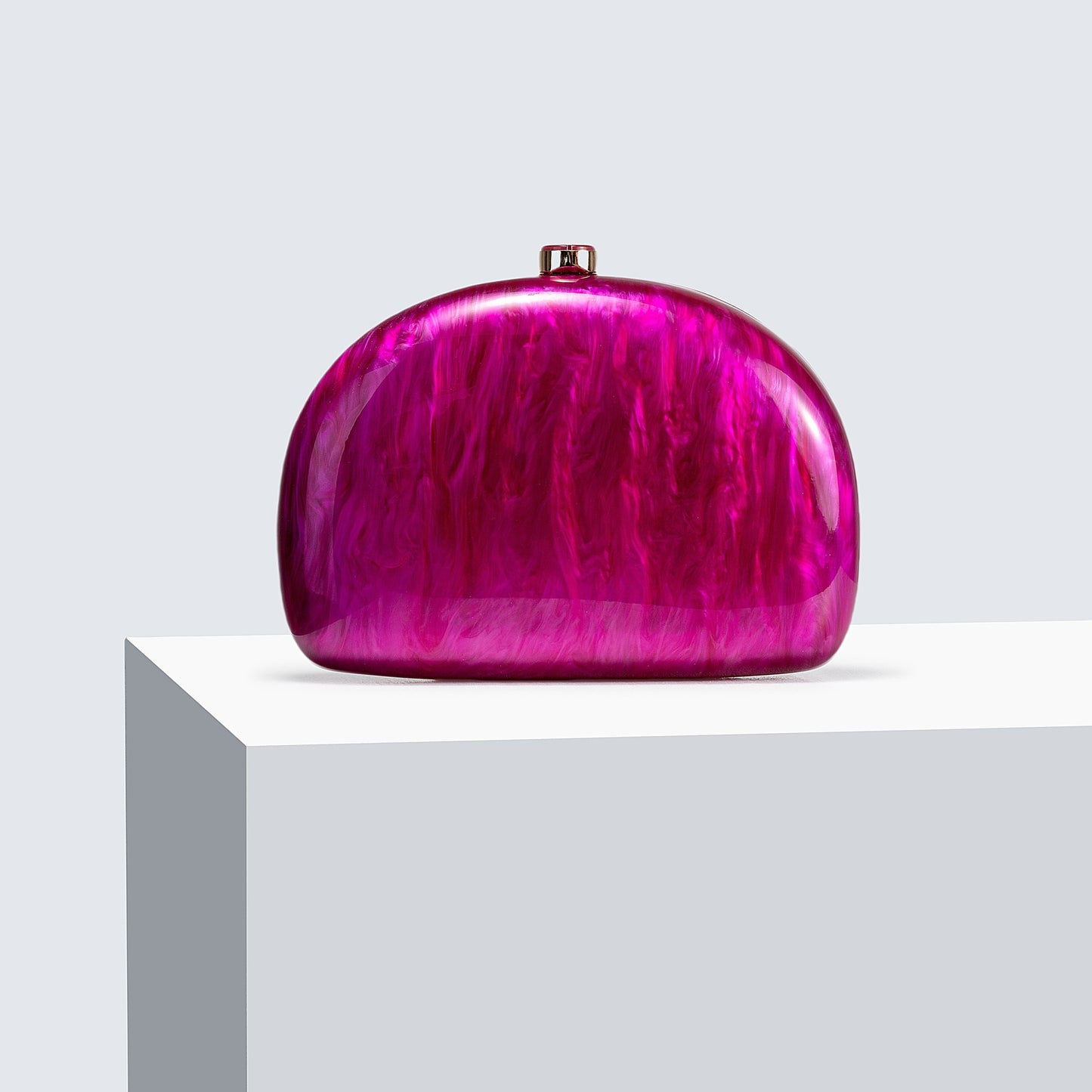Women's Semicircle Press Acrylic One Wedding Banquet Evening Bags