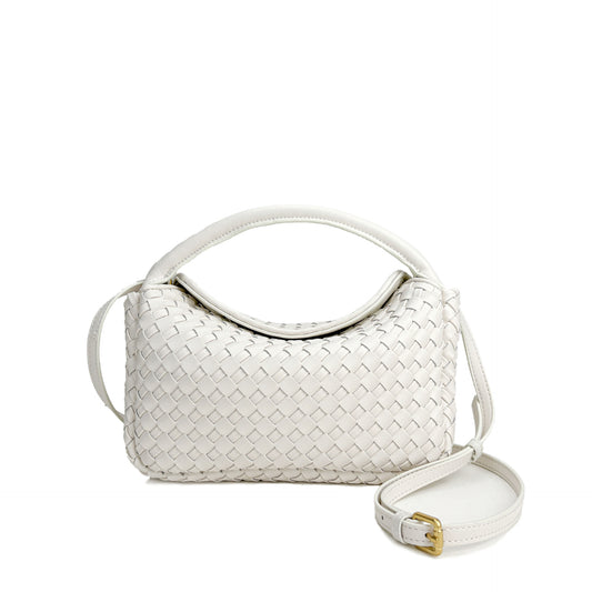 Street Trend Simple Rhombus Handmade Braided Crossbody Bags