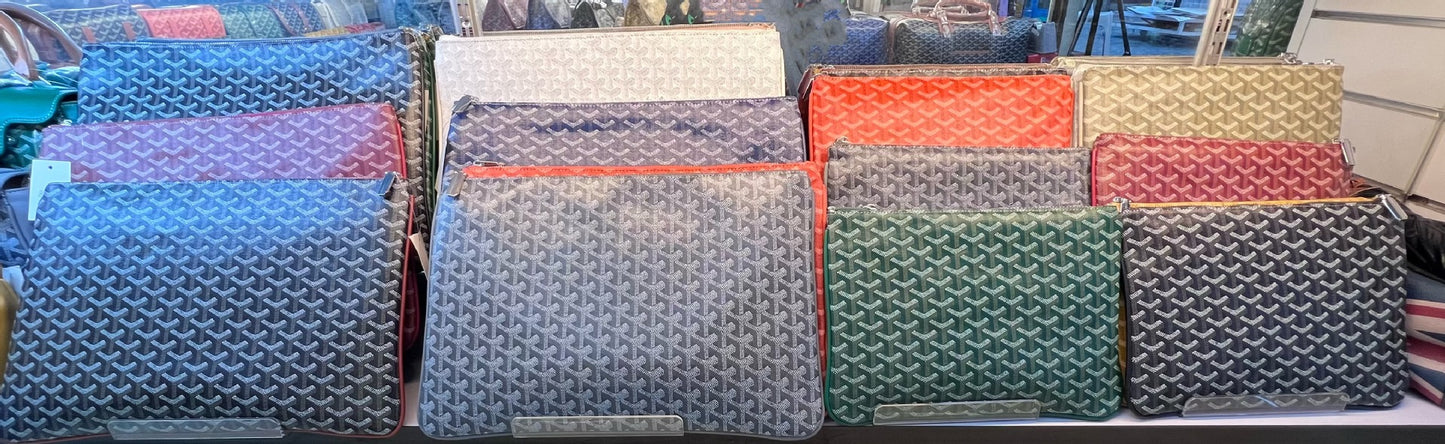 Women's & Men's & Dog Teeth Storage Change Classic Zipper Bags