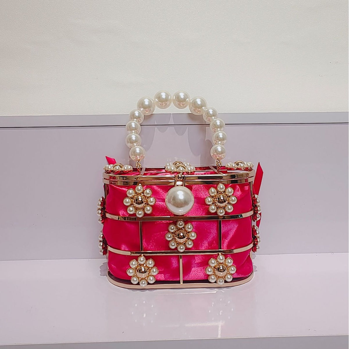 Women's French Niche Fashion Pearl Chain Summer Evening Bags
