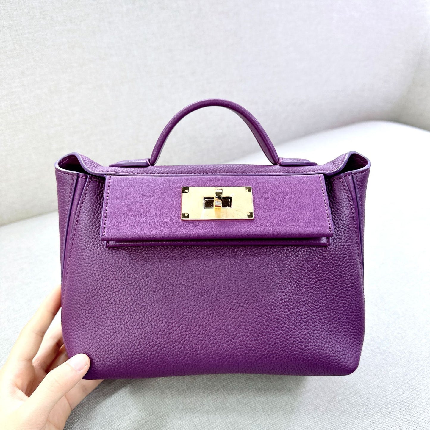 Women's First Layer Cowhide Kelly Wings Style Bags