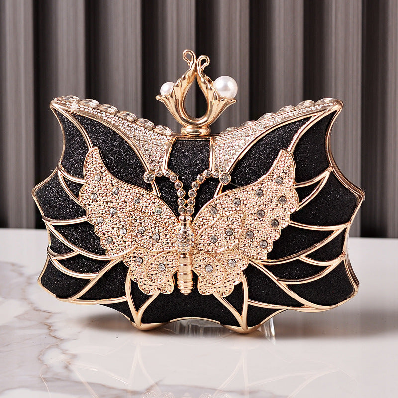 Women's Fashion Luxury Dinner Hollow Butterfly Party Evening Bags