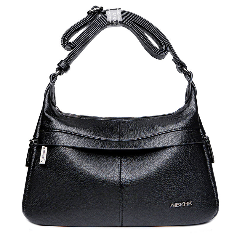 Women's Soft Leather Large Capacity Mom Crossbody Bags