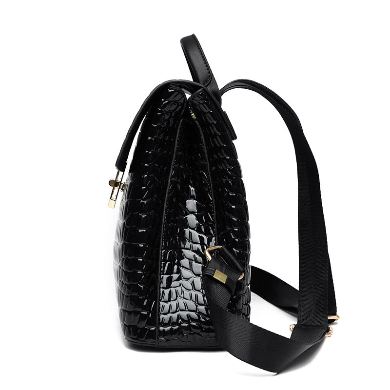 Women's Simple Trendy Patent Leather For Bags