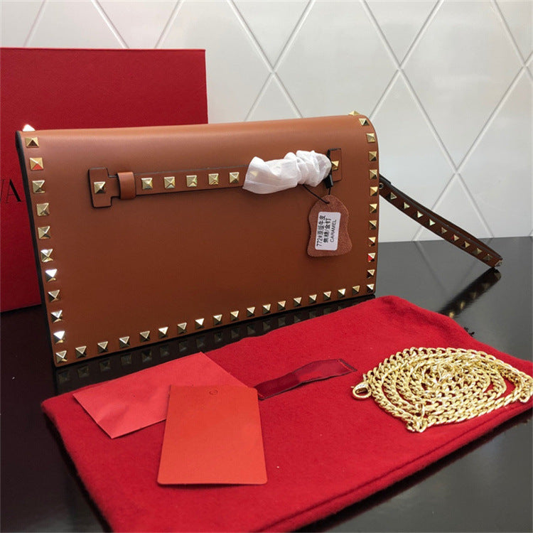 Women's Long Cattlehide Leather Fashion Large Temperament Capacity Versatile Handbags