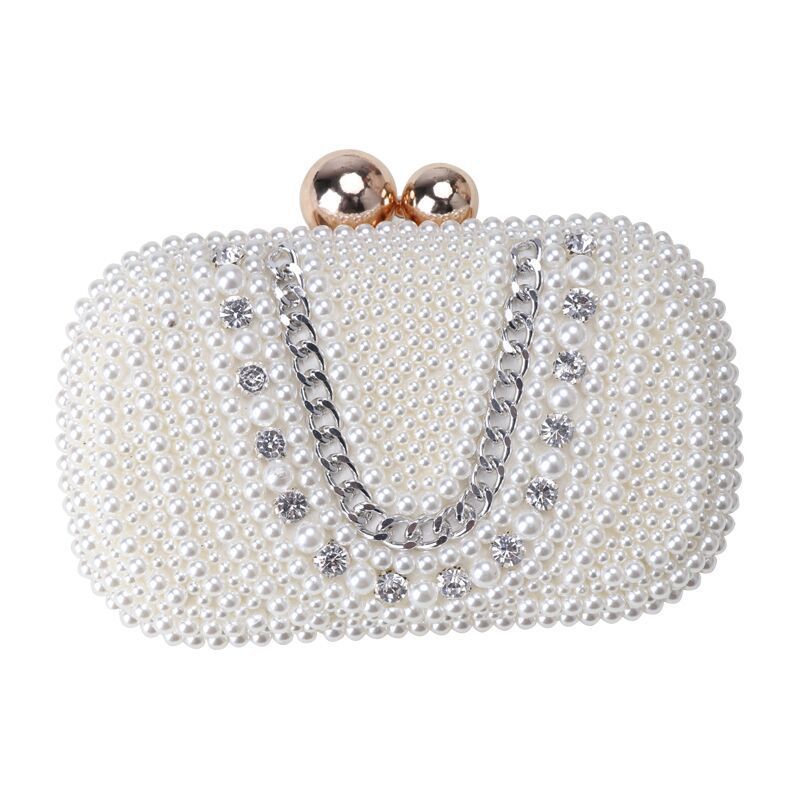 Women's Elegant Pearl Banquet Clutch More Than Styles Evening Bags