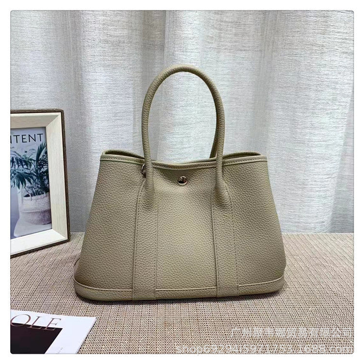 Women's Garden Layer Cowhide Fashionable Bridal Large Handbags