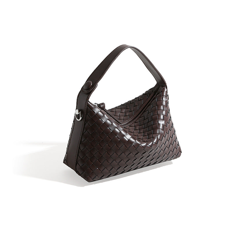 Women's Genuine Leather Dumpling Portable First Layer Handbags