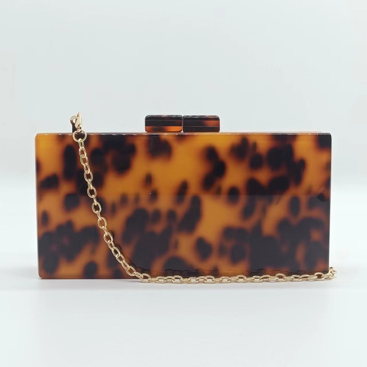 Women's Summer Dinner Retro Amber Trendy Acrylic Evening Bags