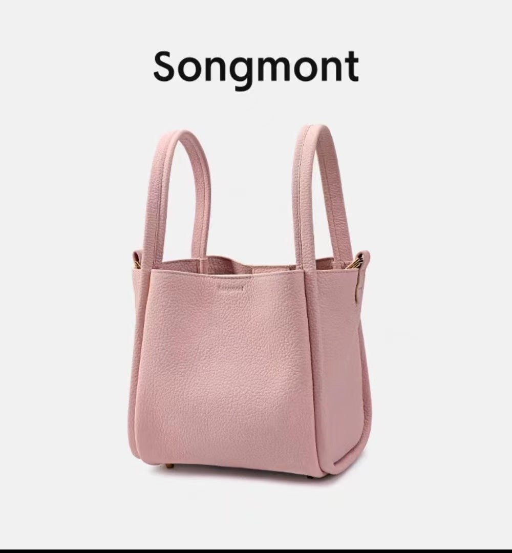 Top Layer Cowhide Medium Large Capacity With Pine Designer Handbags