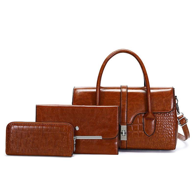 Fashion Beautiful Cool Three-piece Set Mother Tote Bags