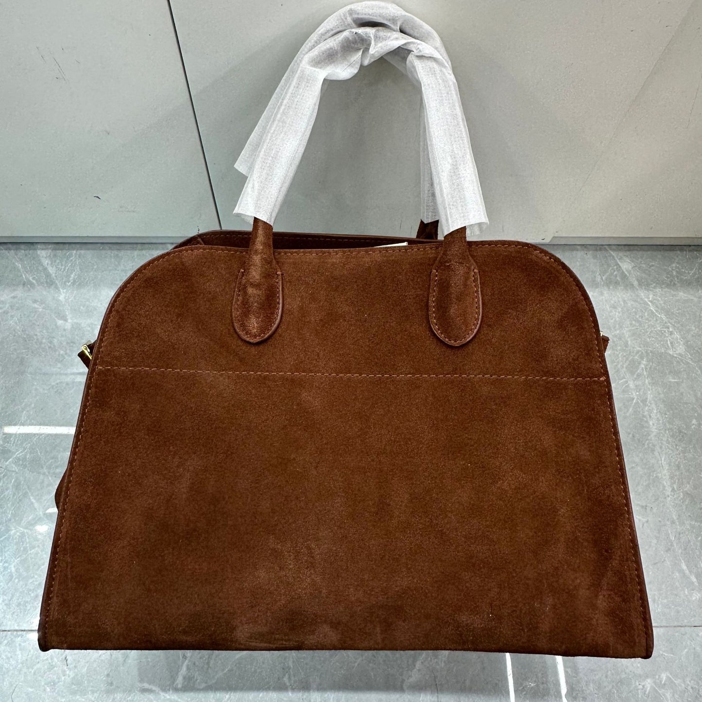 Women's Portable Frosted Suede Minimalist Niche Large Bags