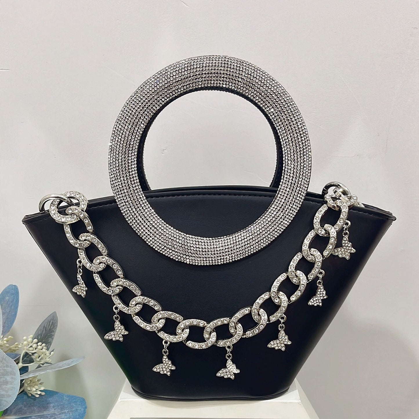 Cool Comfortable Diamond Round Portable Basket Crossbody Bags