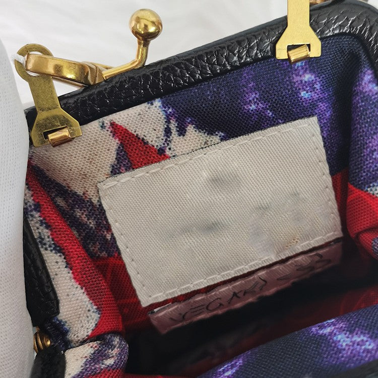 Saturn Embroidered Veet Mobile Large Clip Phone Bags