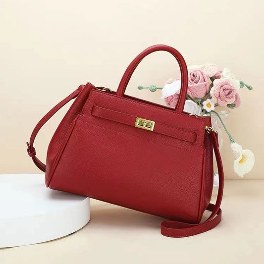 Women's High-grade Portable Red Wedding Large Capacity Shoulder Bags