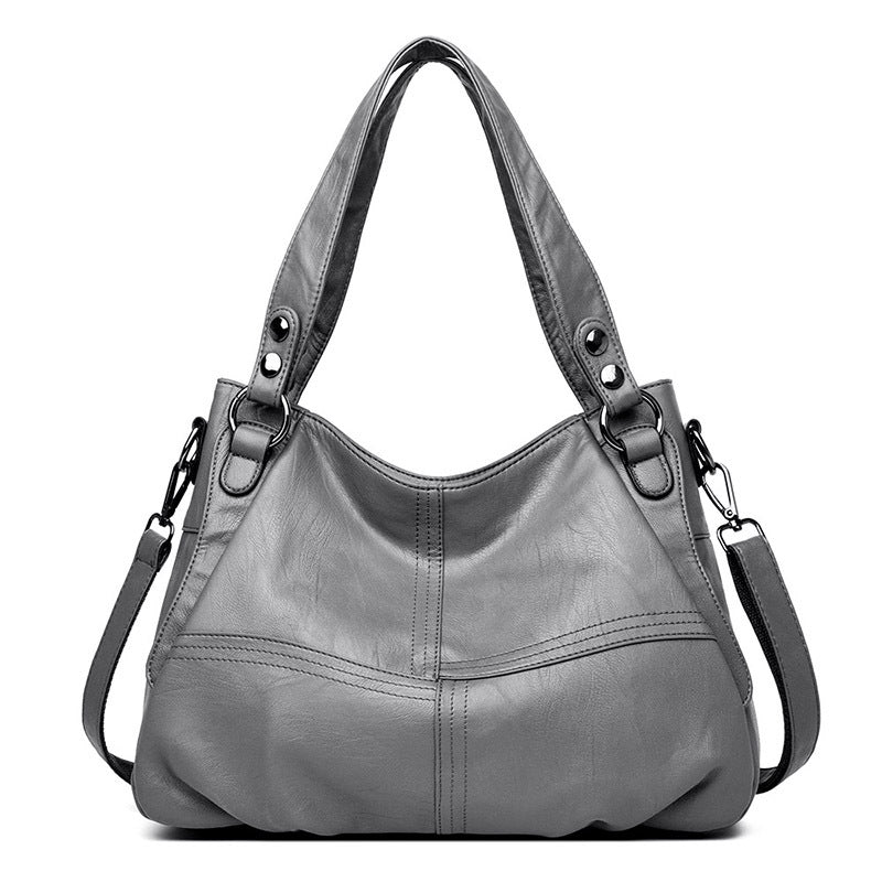 Women's Mom Large Capacity Sheepskin Pattern Soft Crossbody Bags