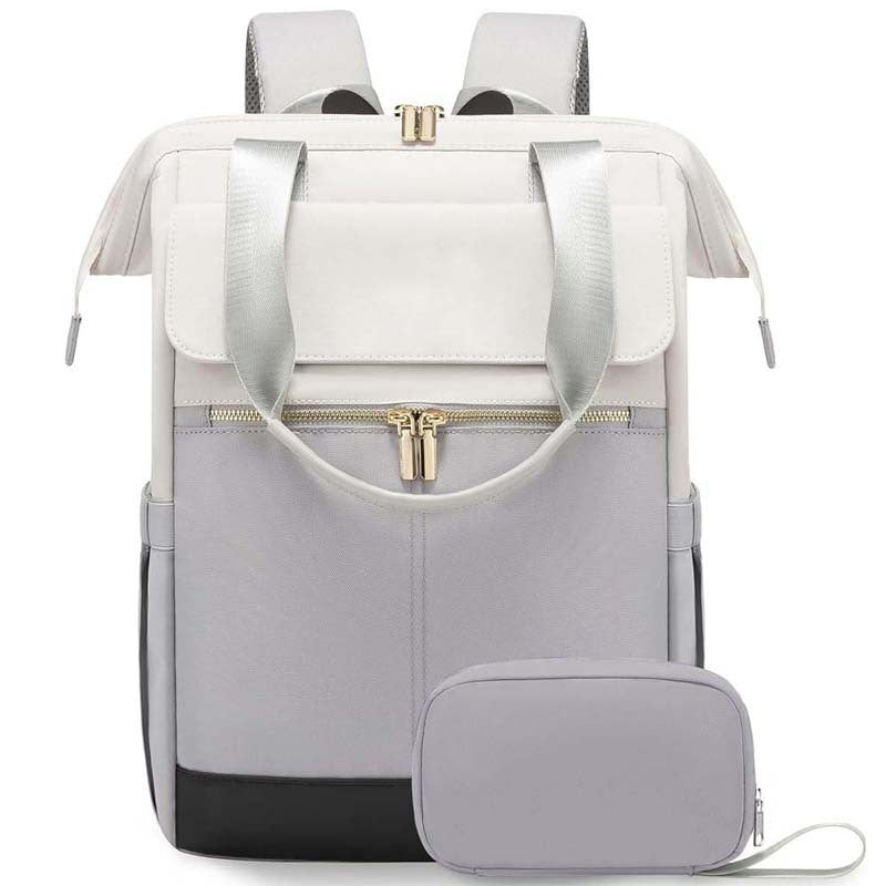 Classy Contrast Color Minimalist Large Capacity Backpacks