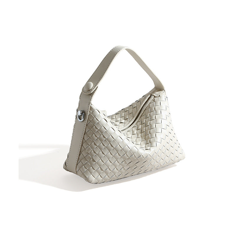 Women's Genuine Leather Dumpling Portable First Layer Handbags