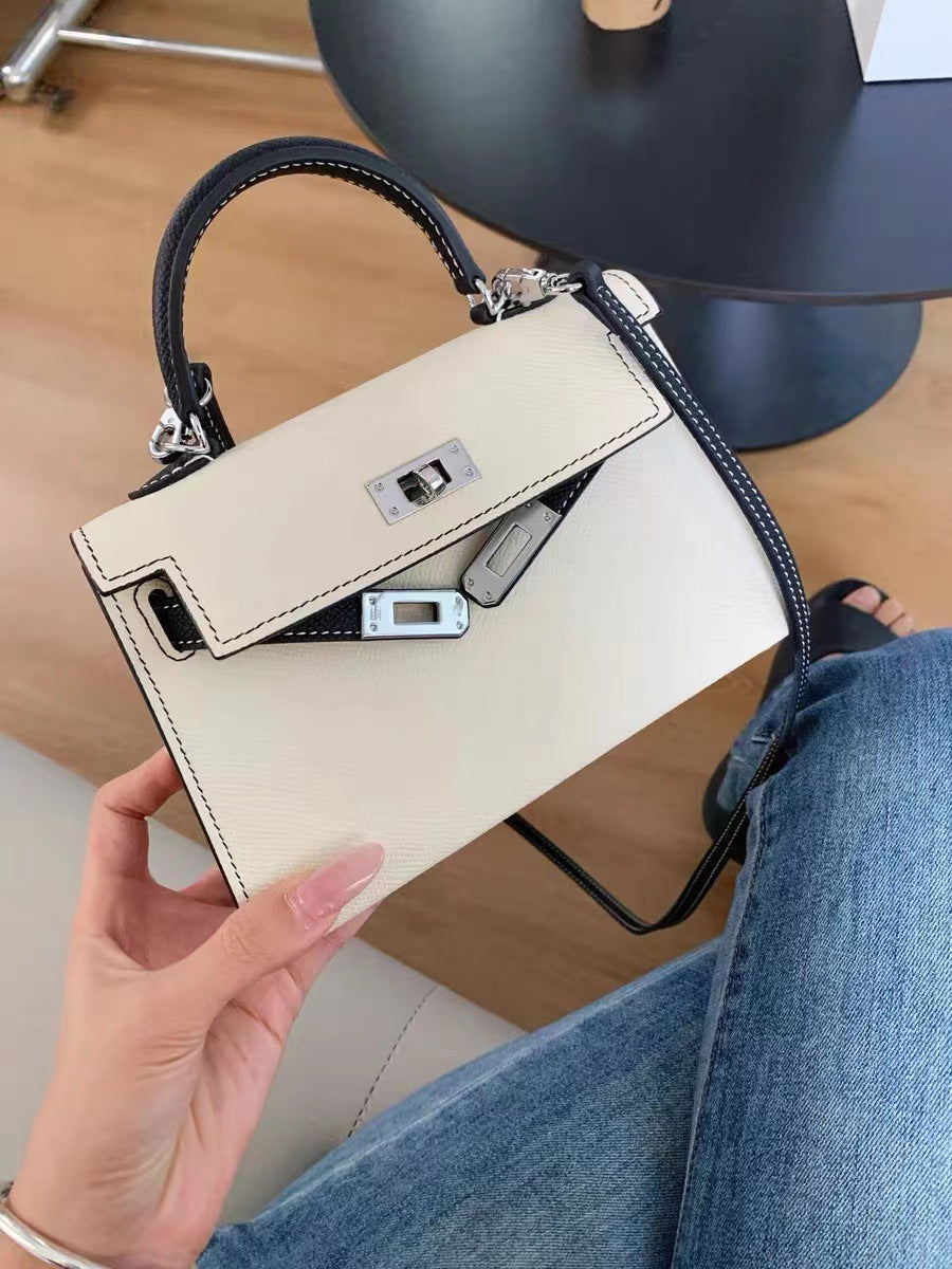 Women's High-grade Mini Kelly Genuine Leather Calfskin Crossbody Bags