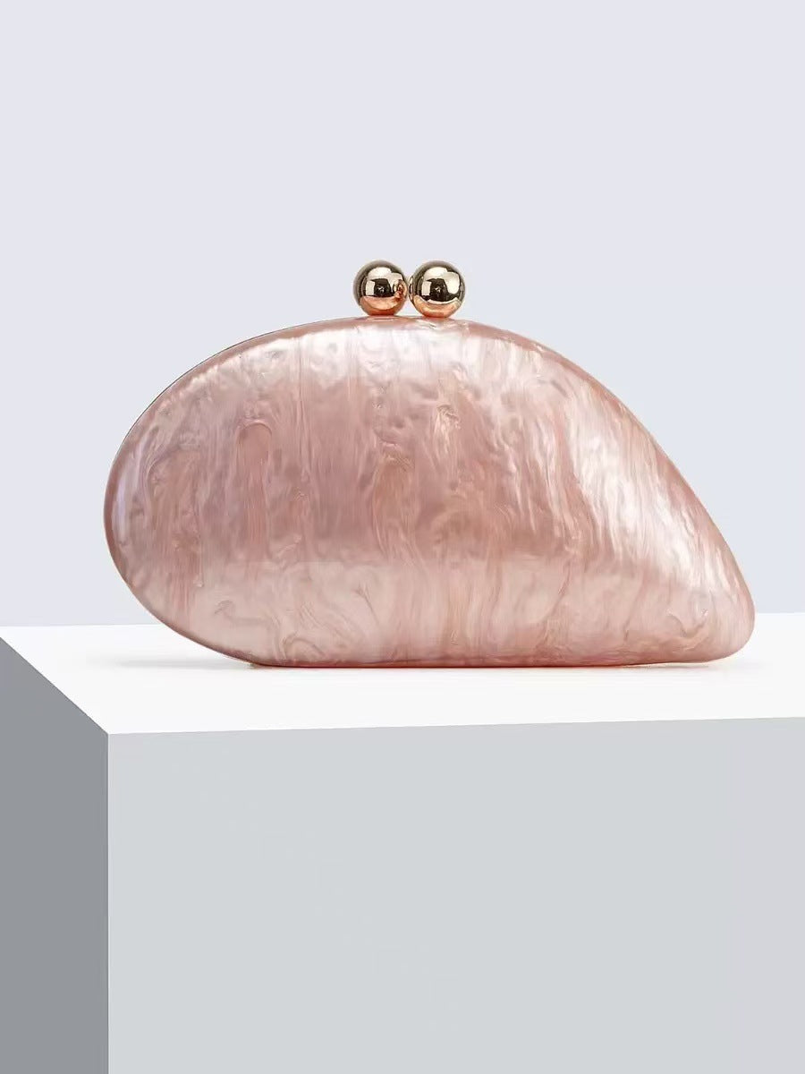 Women's Dinner Shell Acrylic Fashion Wedding Clutch Bags