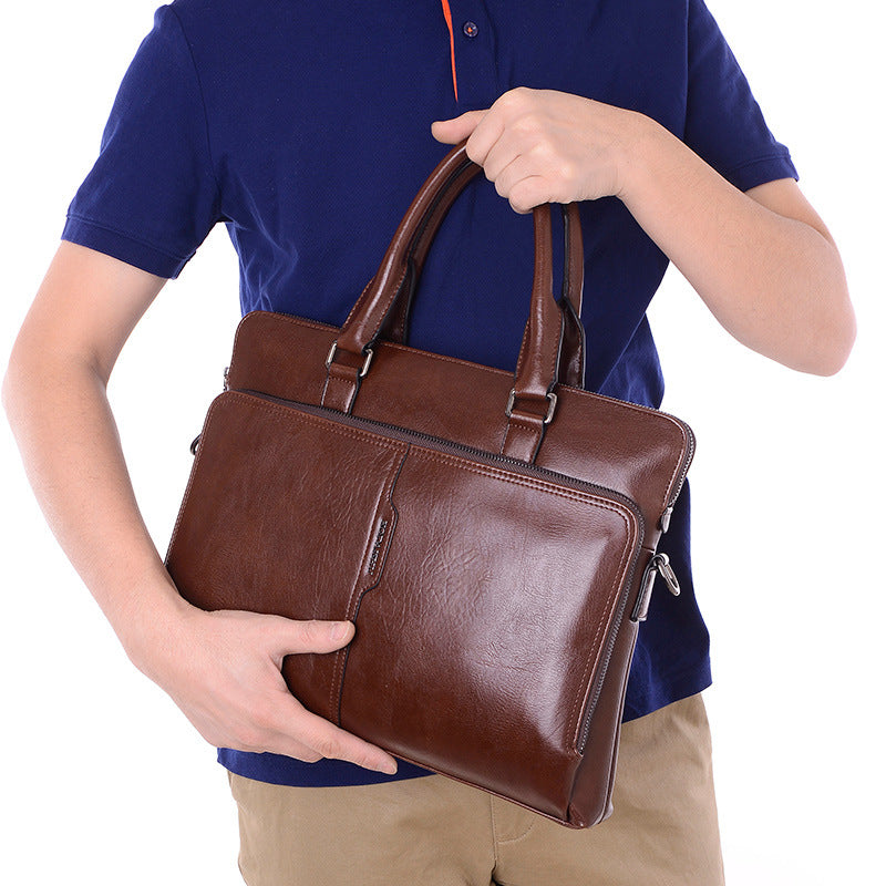 Men's Cool Kangaroo Business Computer Compartment Men's Handbags