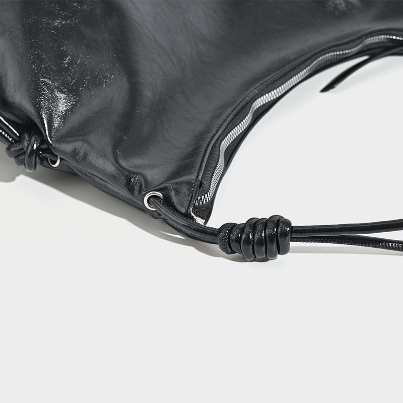 Leather Fashion Commuter Underarm Large Capacity Crossbody Bags