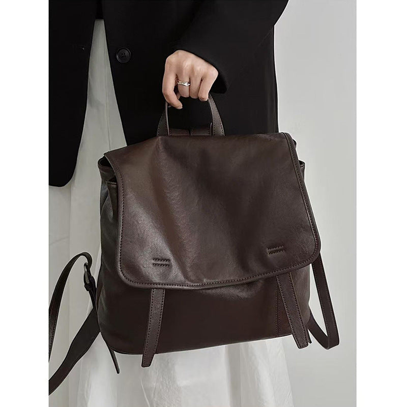 Durable Women's Minimalist Retro Large Capacity Backpacks