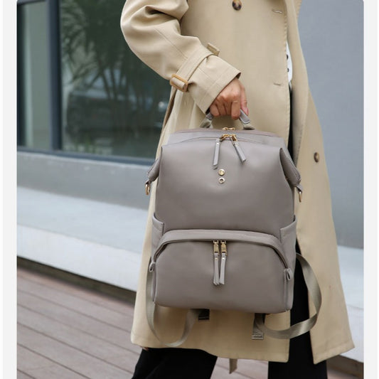 Women's Pure Commuter Fashion Large Capacity Simple Backpacks