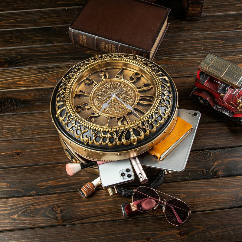 Style Fashionable Korean Elegant Creative Large Clock Watch Crossbody Bags