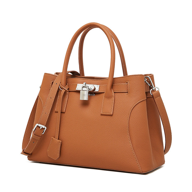 Women's Design Platinum High-grade Leather Large Capacity Crossbody Bags