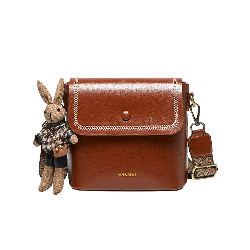 Women's Summer High-grade Versatile Pouch Genuine Leather Shoulder Bags