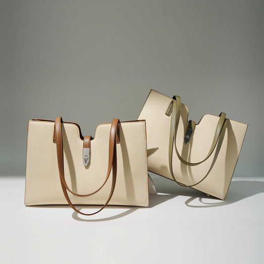 Large Capacity Totes Simple Commute Wide Shoulder Bags