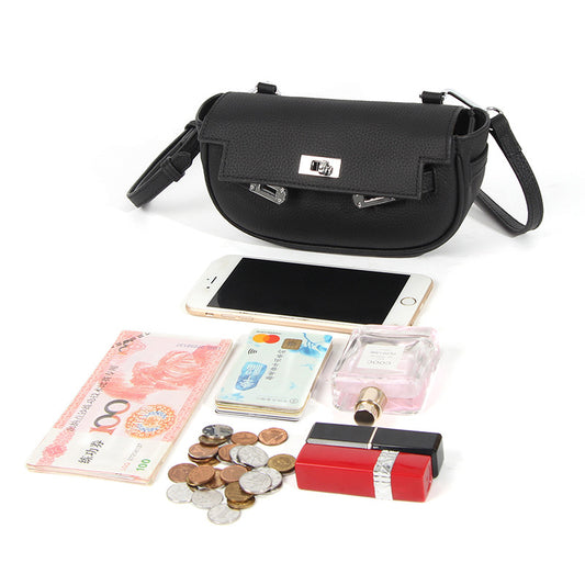 Women's First Layer Cowhide High Sense Niche Large Capacity Crossbody Bags
