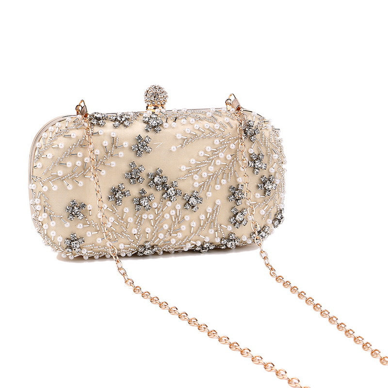 Women's Embroidered Dinner Dress Banquet Clutch Evening Bags