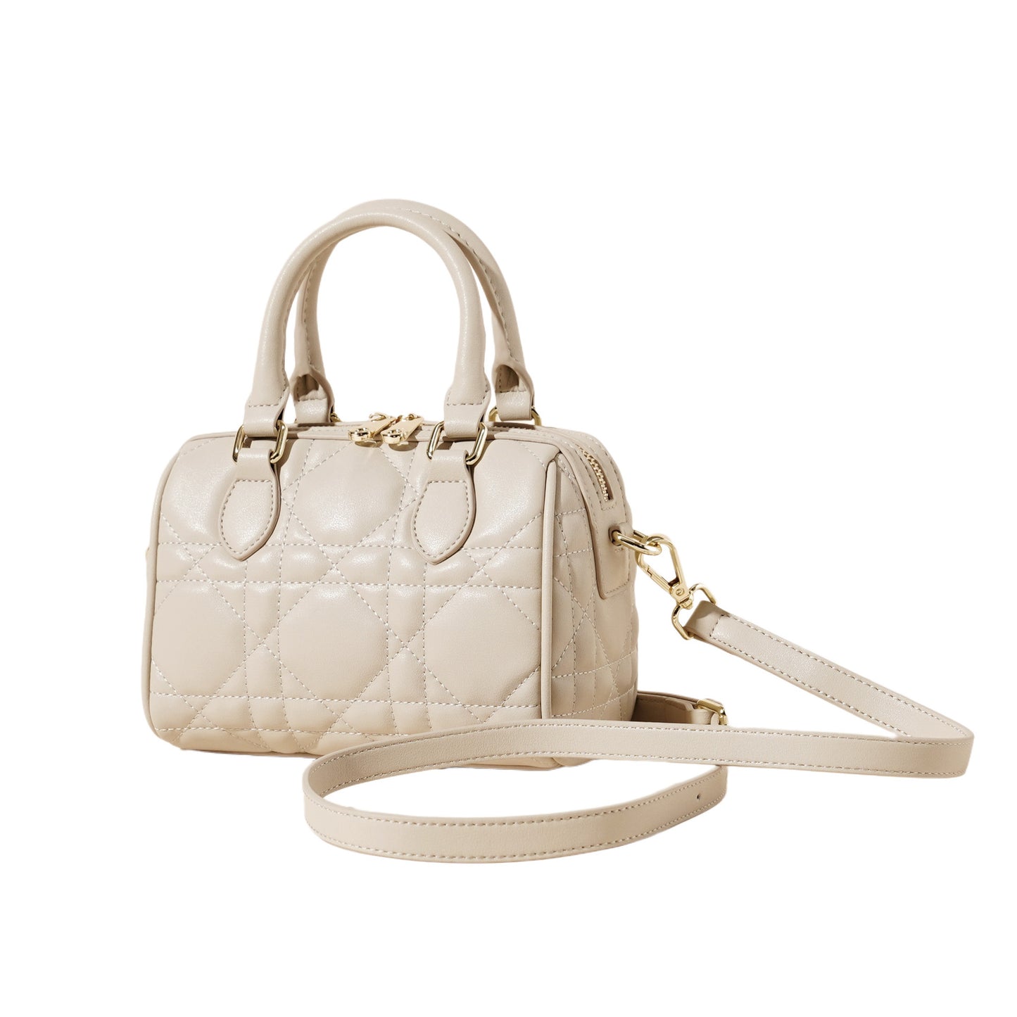 Women's Fashion High-grade Diamond Plaid Portable Crossbody Bags