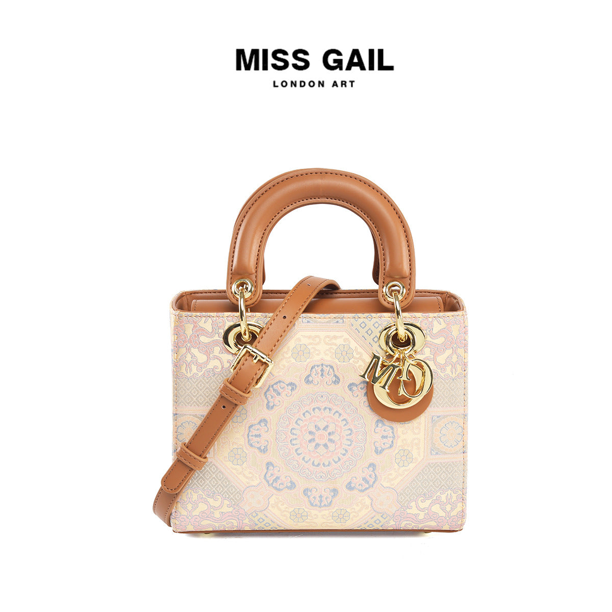 Women's Embroidered Portable Diana High Quality Elegant Handbags