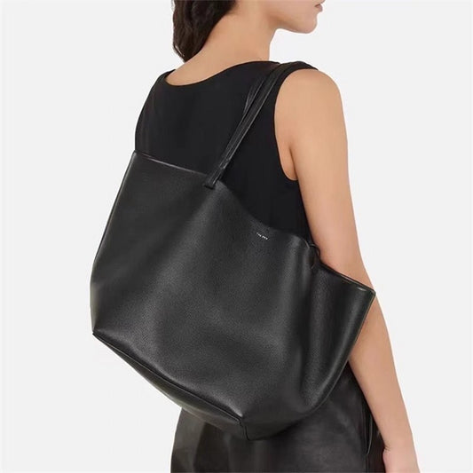 Fashionable Simple Large Capacity Leather Mother Tote Bags