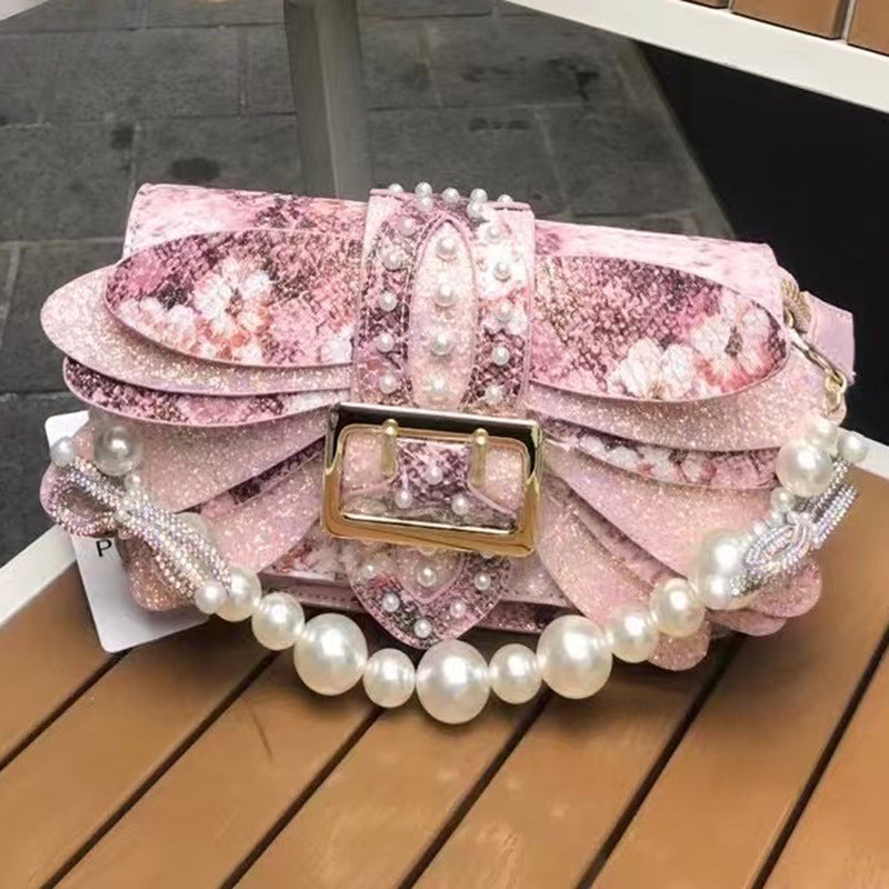 Wings Style Butterfly Trendy Chain Gradient Dinner Handbags