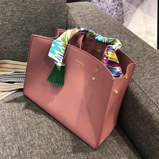 Fashion Simple Big Intellectual Lady's One Handbags