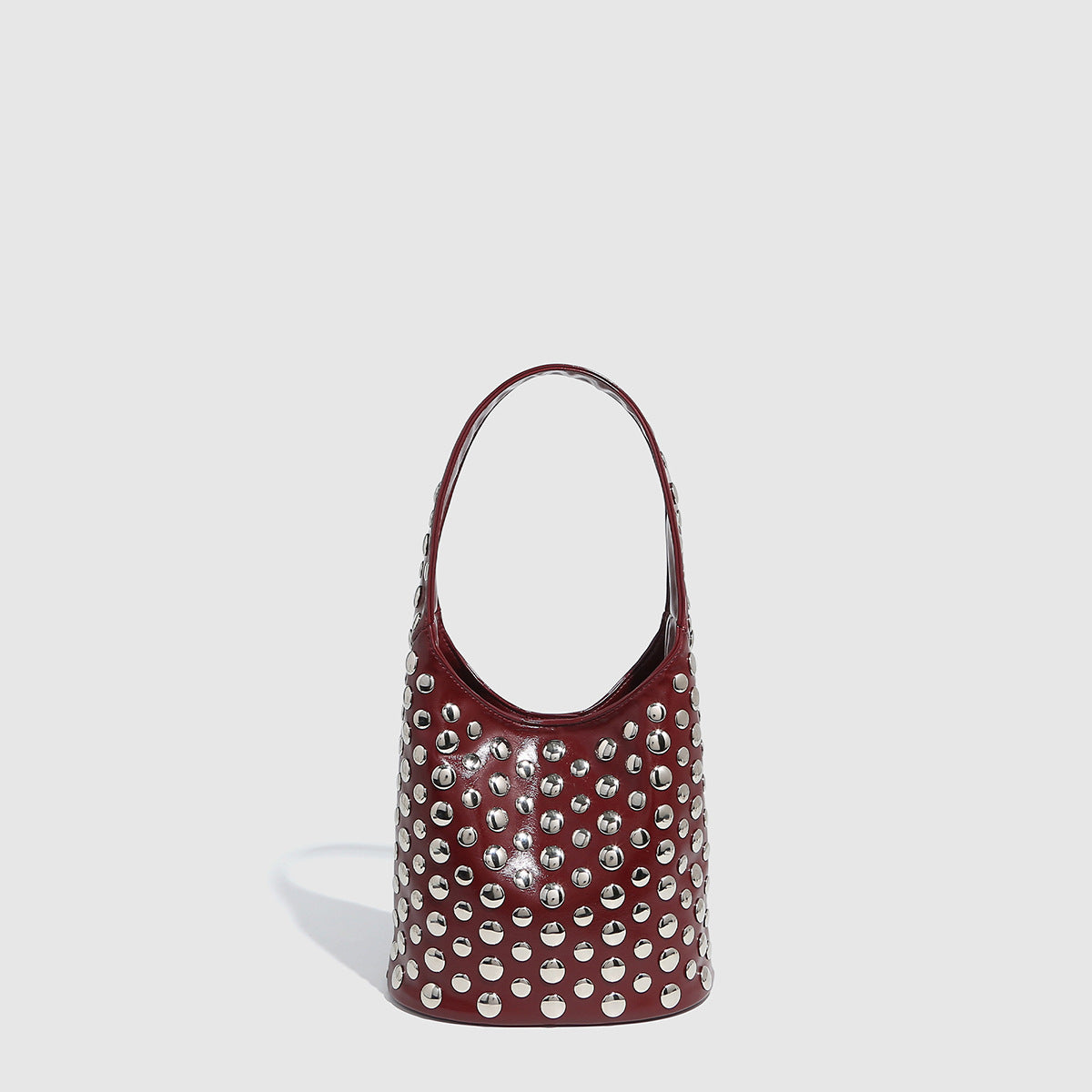 Women's Cool Personality Dot Rivet Underarm Portable Shoulder Bags