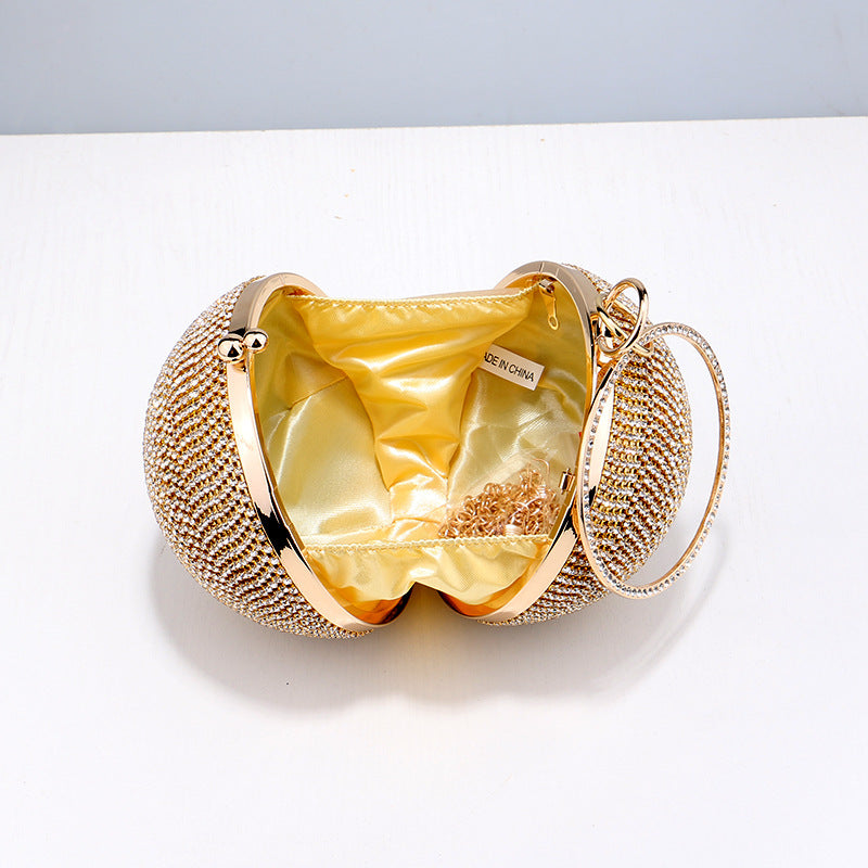 Women's Diamond Dinner Round All Match Dress Evening Bags