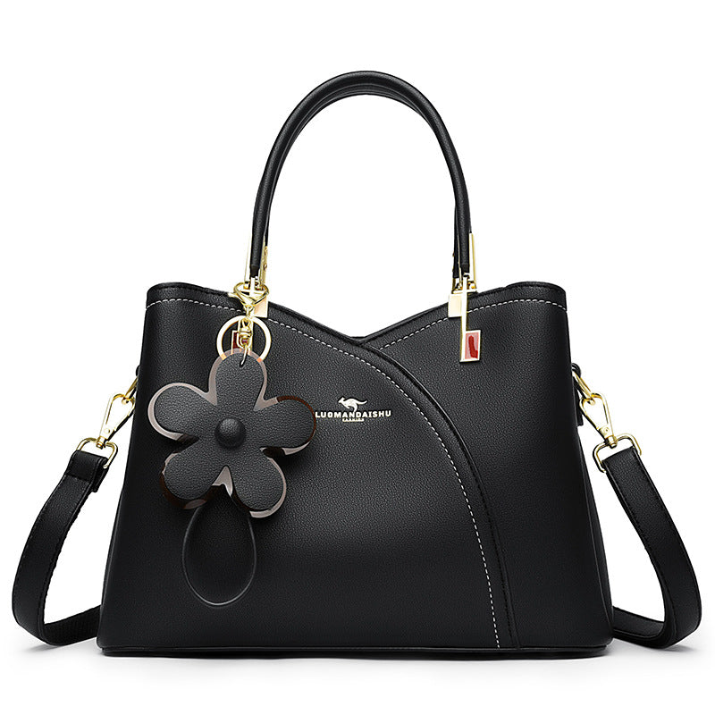 Women's Leather Stitching Portable Practical To Give Bags