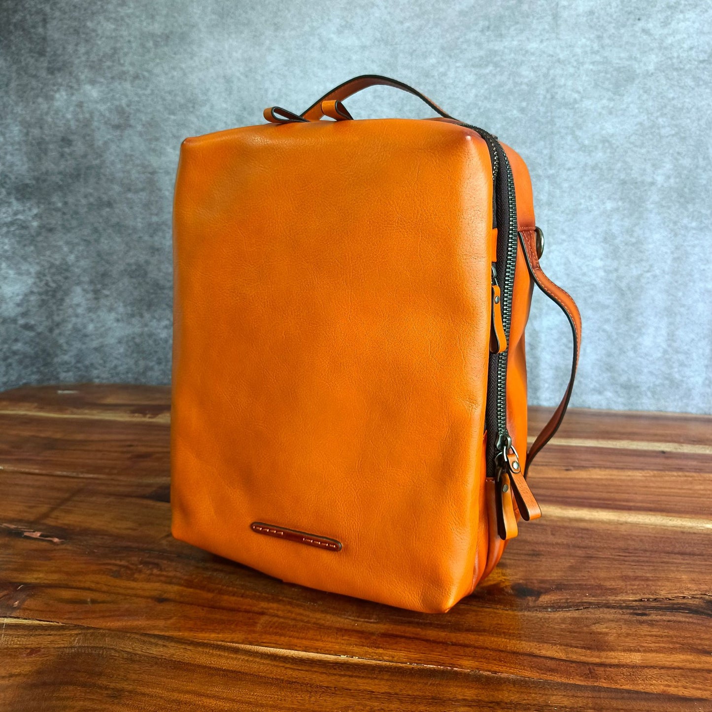 Men's Genuine Leather Vintage Cowhide Personalized Trendy Backpacks