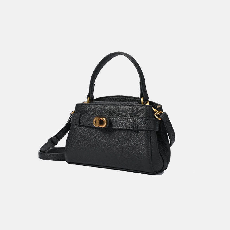 Women's Genuine Leather Kelly Layer Cowhide Commuter Handbags