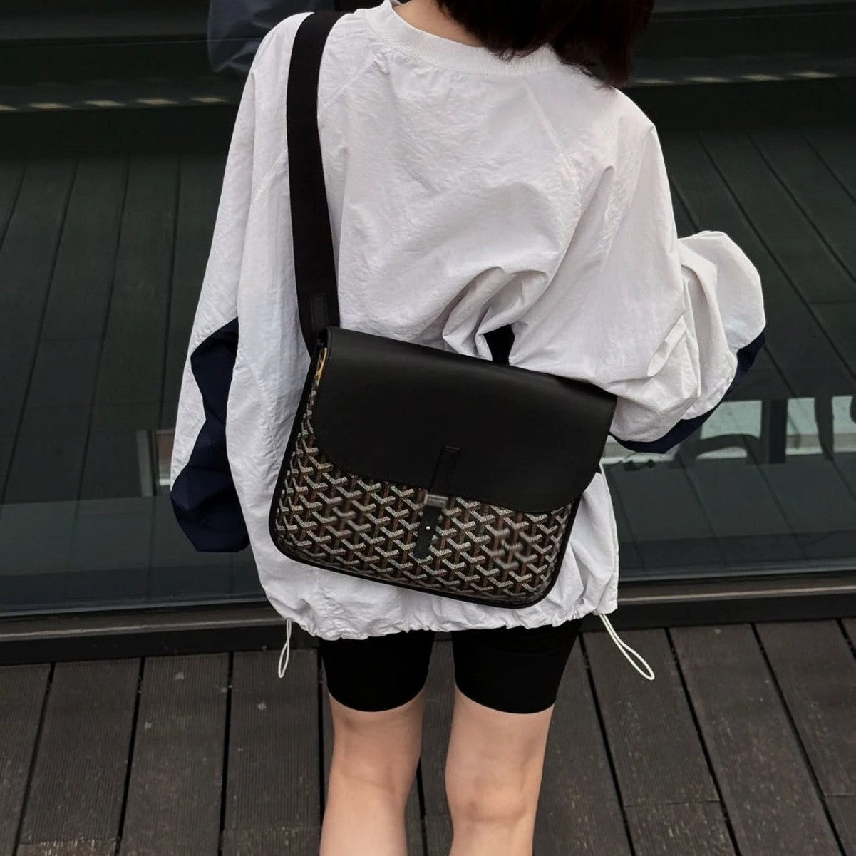 Women's & Men's & Teeth Commuter Flap Canvas Crossbody Bags