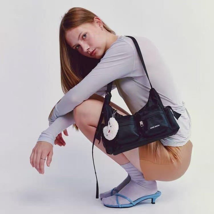 Charming Niche Saddle Song Yu Cui Crossbody Bags
