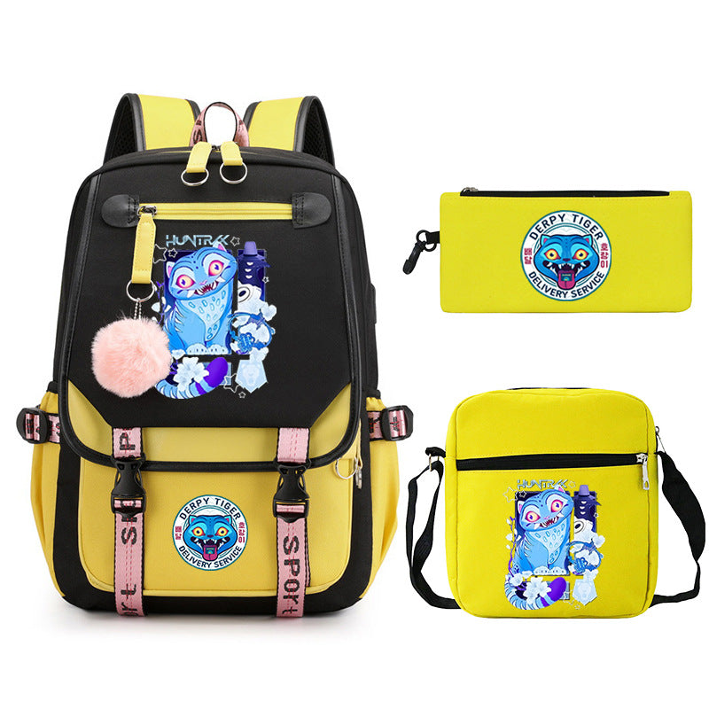 Elegant Children's Merchandise Printed Fashion Pencil Backpacks